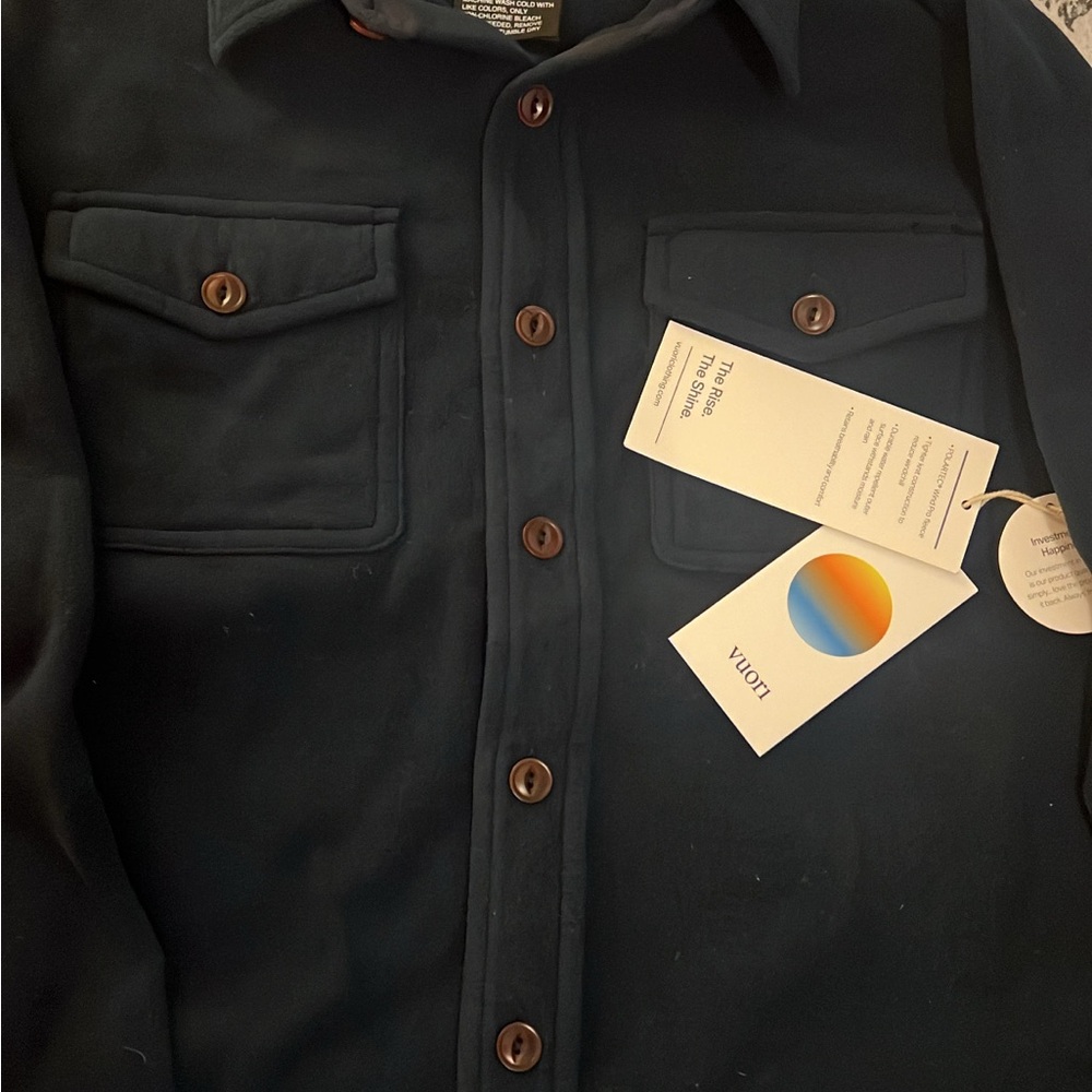 Vuori Men's Dark Blue Shirt Jacket